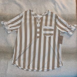 Eden & Olivia Striped Top